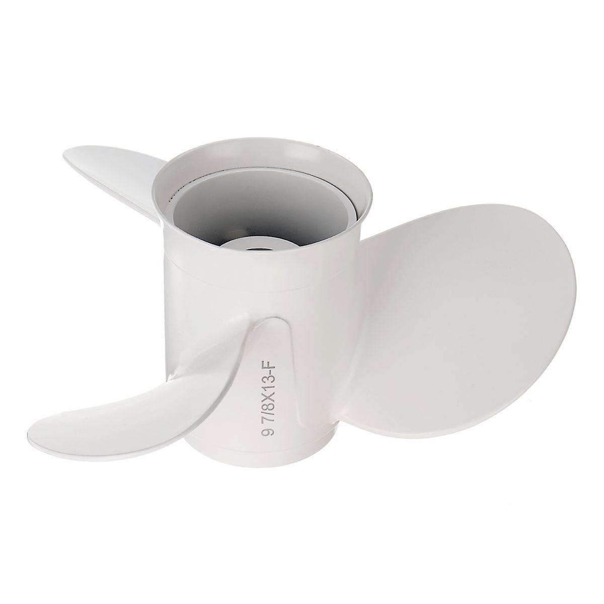 664-45949-02-el Marine Boat Outboard Propeller 9 7/8 X 13 White
