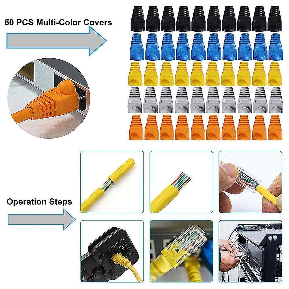 Network Tool Crimping Cutter Wire Stripper Wire Tacker Cable Tester