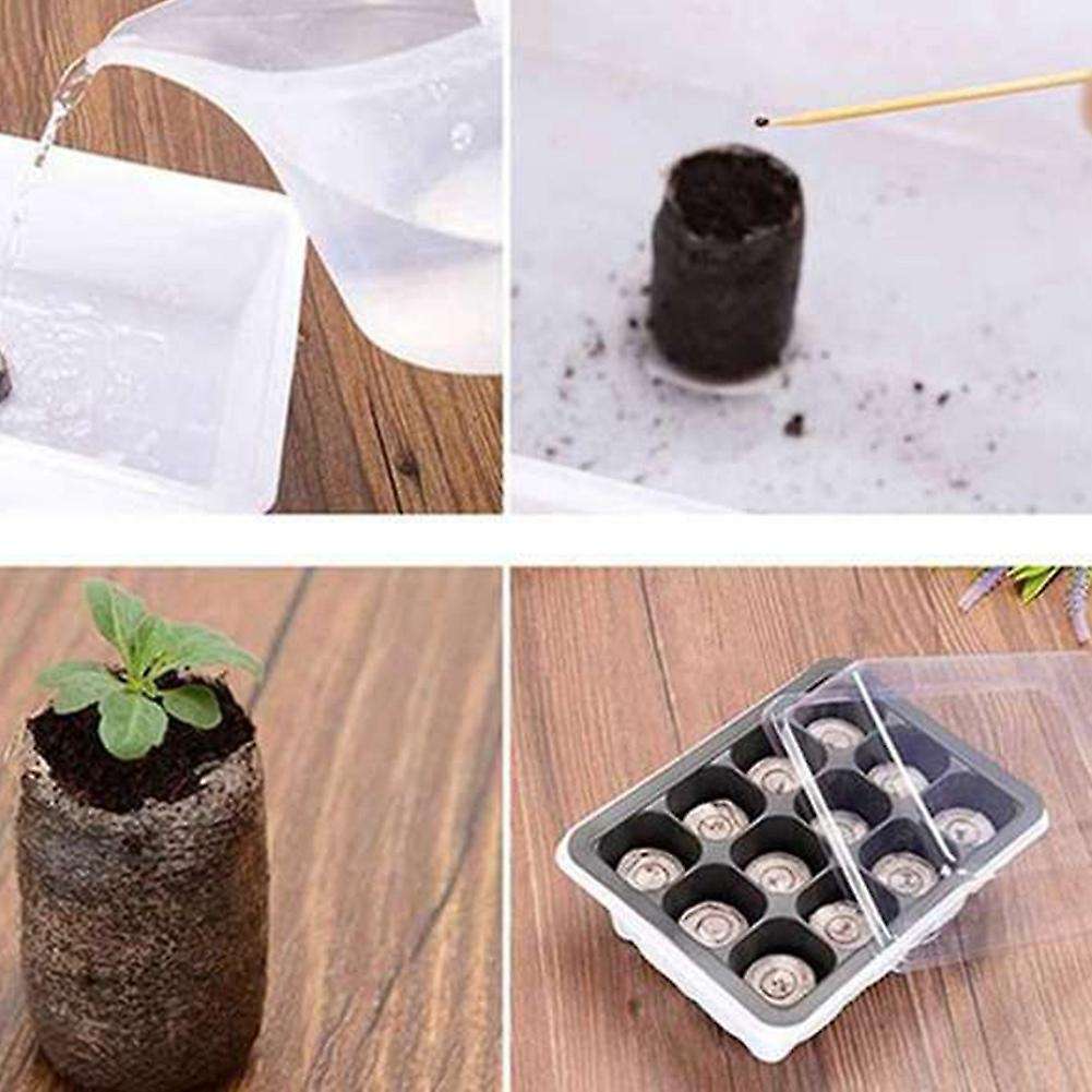 300pcs 30mm Peat Pellets Seed Starting Plugs Seeds Starter