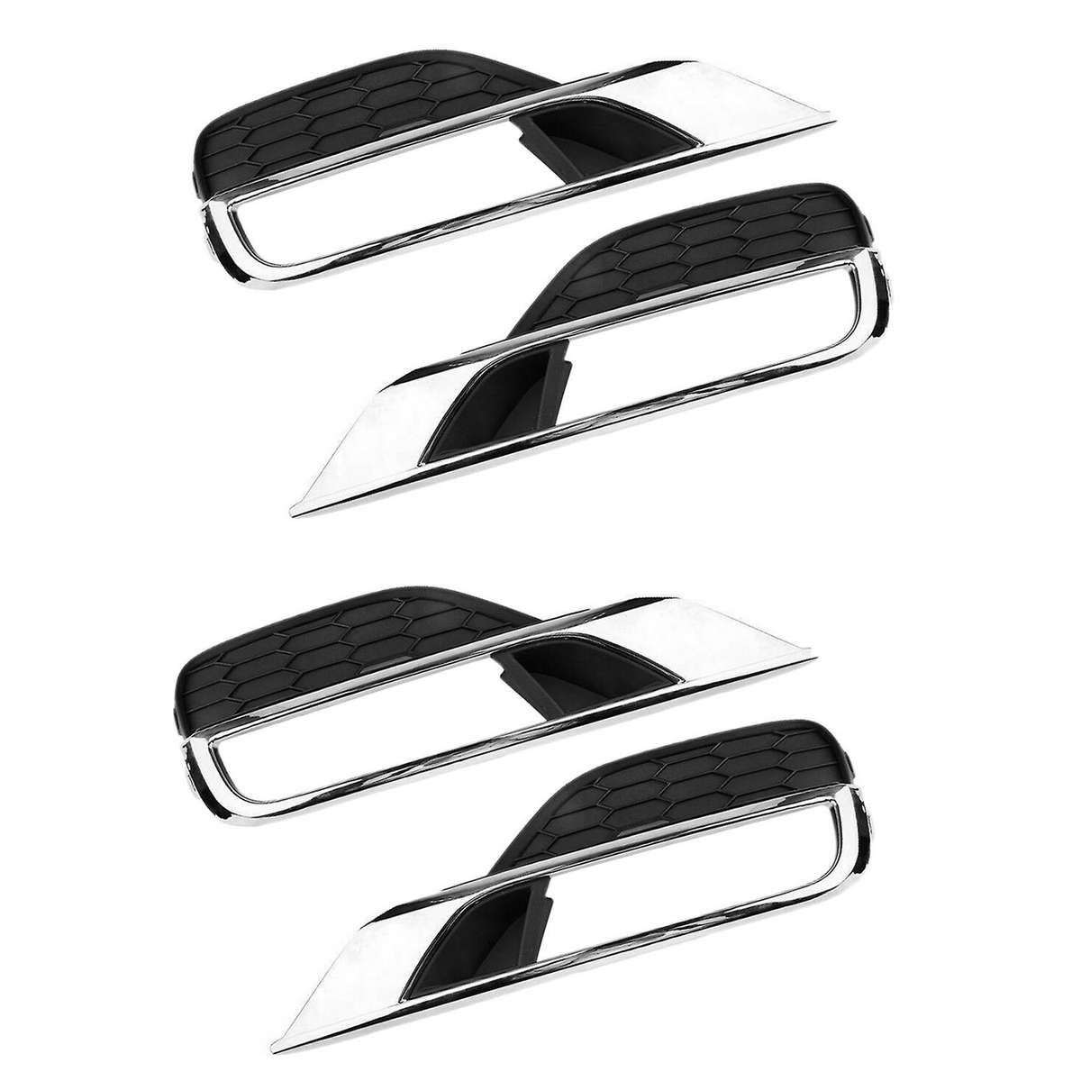 4pcs Front Bumper Fog Light Cover Trim Left+right for Honda Cr-v Crv