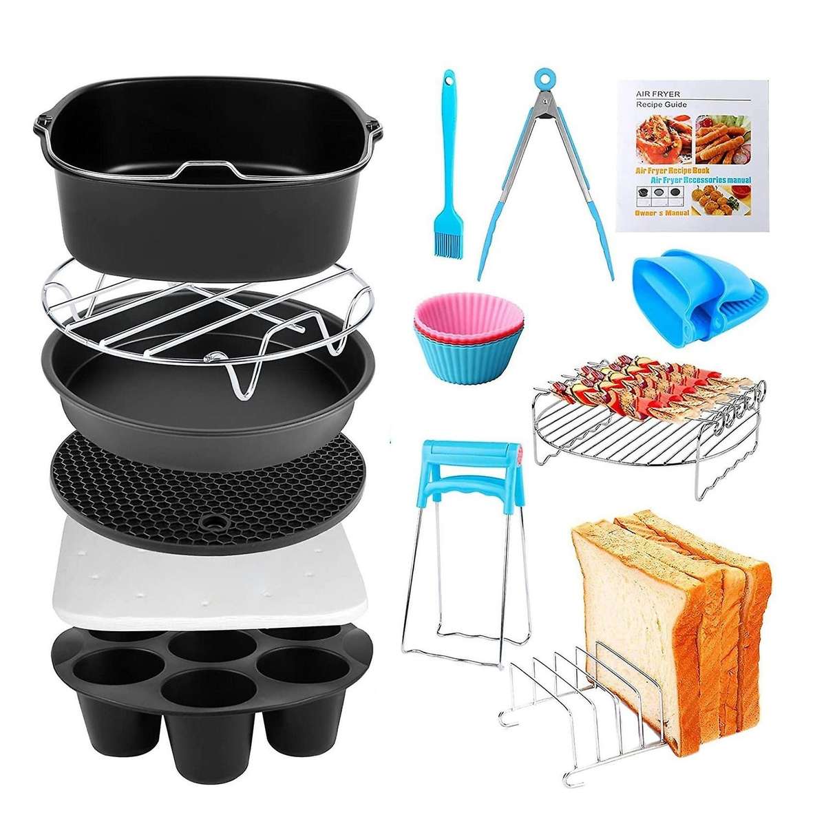 Air Fryer Accessories for Cosori Ninja Xl Air Fryer,fit 3.6-4.2-6.8qt