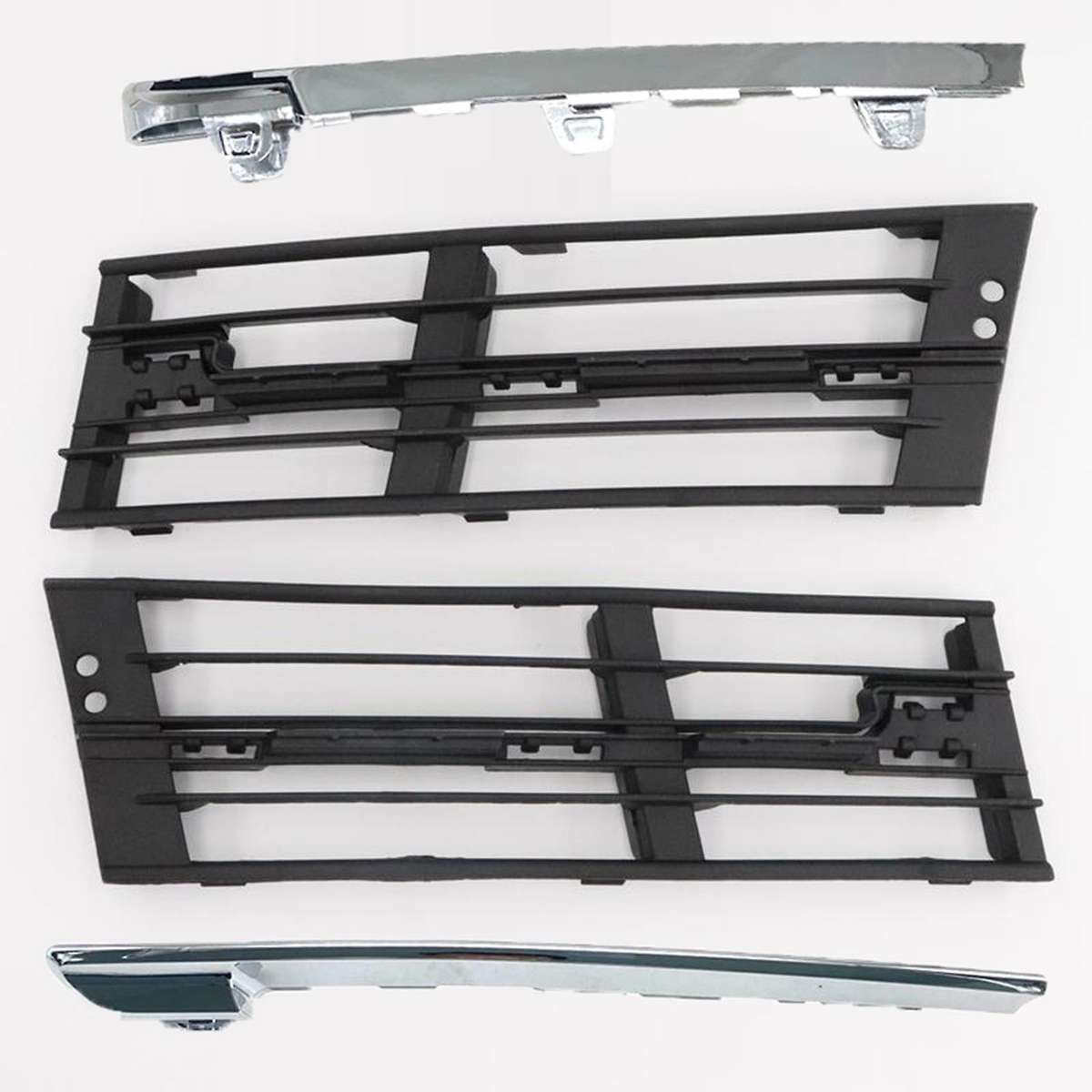 1 Pair Front Fog Lamp Grille Daytime Running For-bmw 7 Series F01 Lci