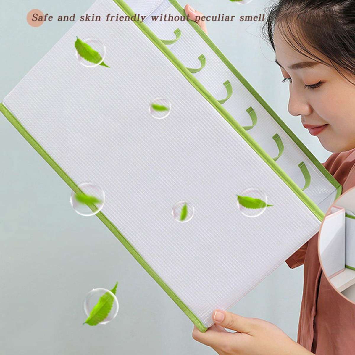 Pp Wardrobe Clothes Organizer Jeans Compartment Storage Box, Pink, S