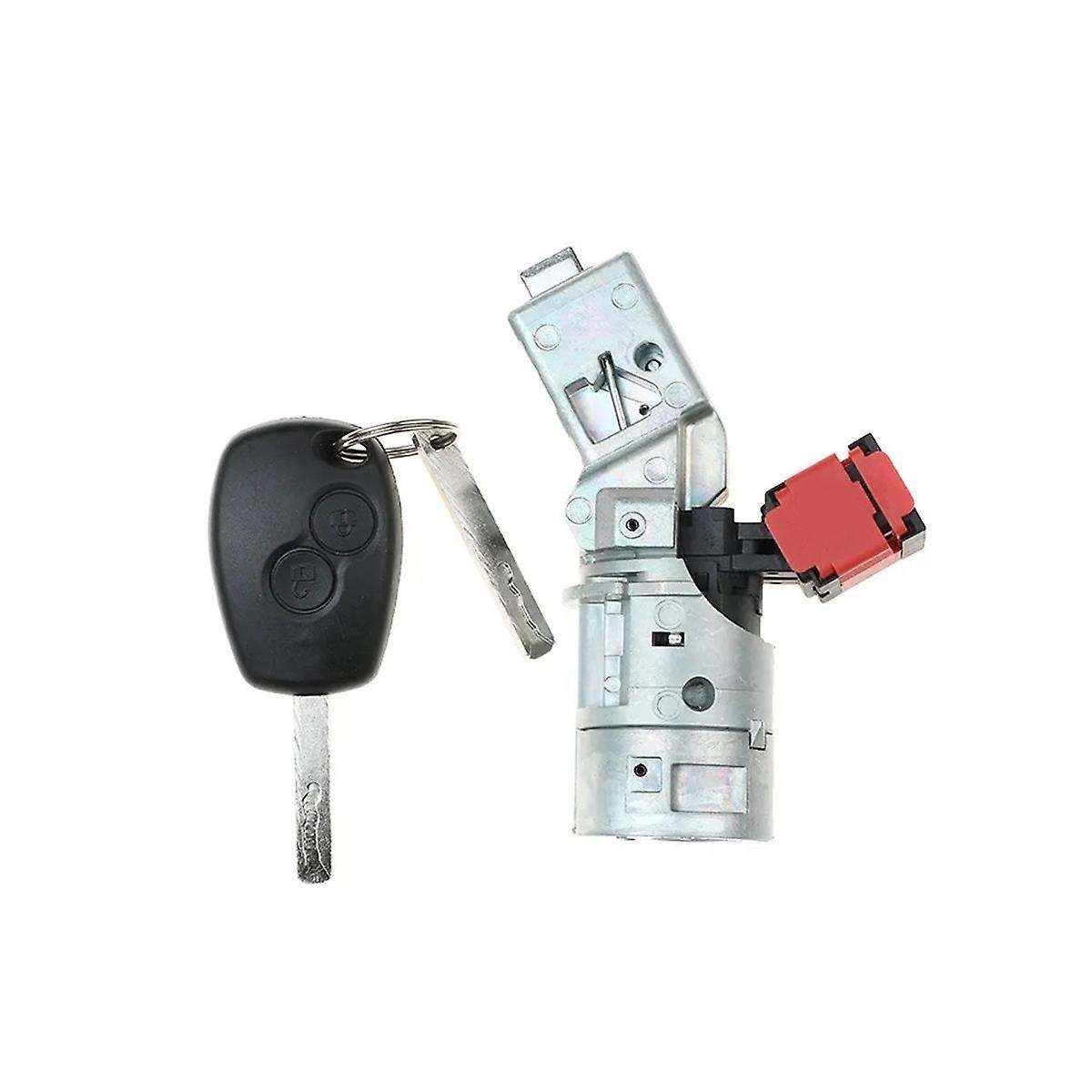 Car Ignition Lock Barrel Switch with Key Ignition Lock Cylinder for 8200214168 806010030r 7701208408