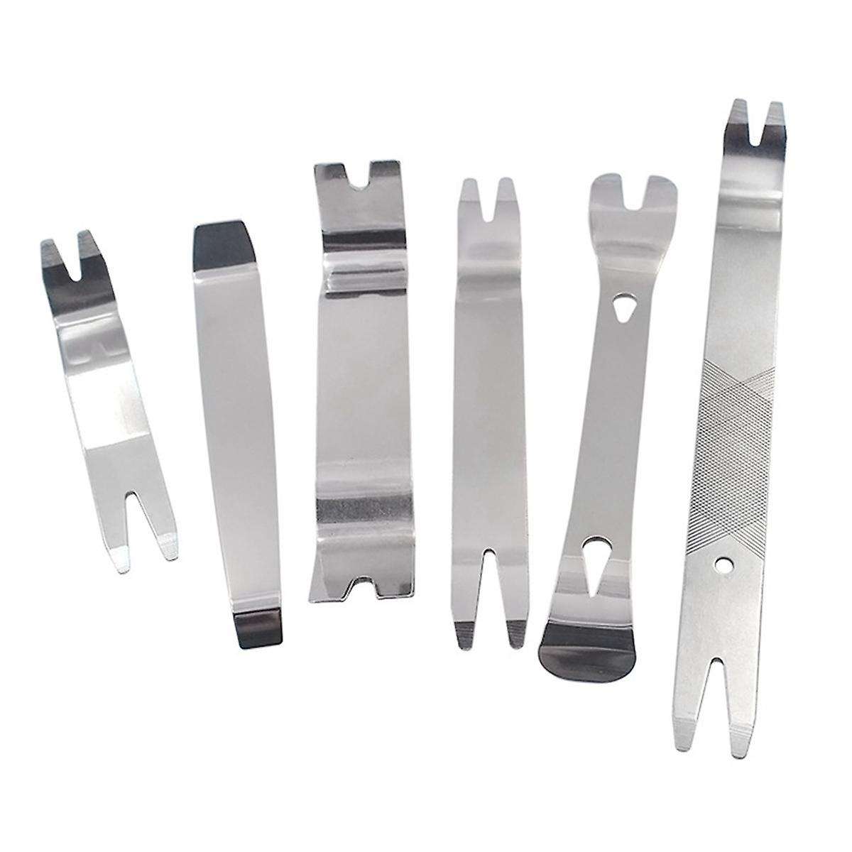 Car Inner Removal Tool 6Pcs Kit Auto Car Radio Door Clip Panel Trim Dash Audio Removal Installer To