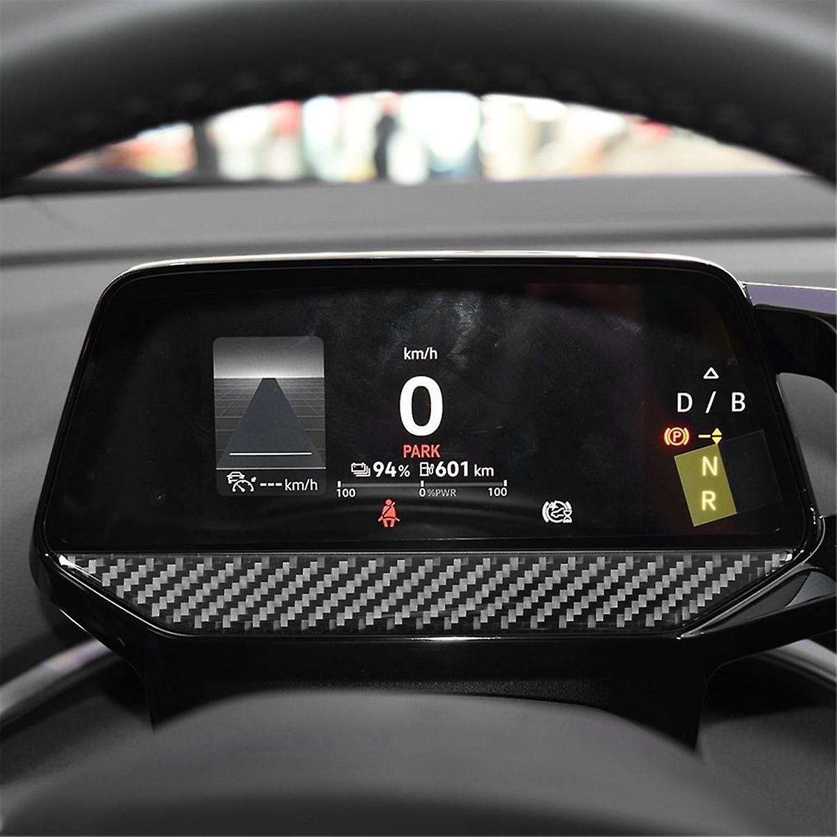 Car Instrument Dashboard Panel Cover Trim Carbon Fiber for ID.4 ID4 2021 2022 2023 Interior Accessor