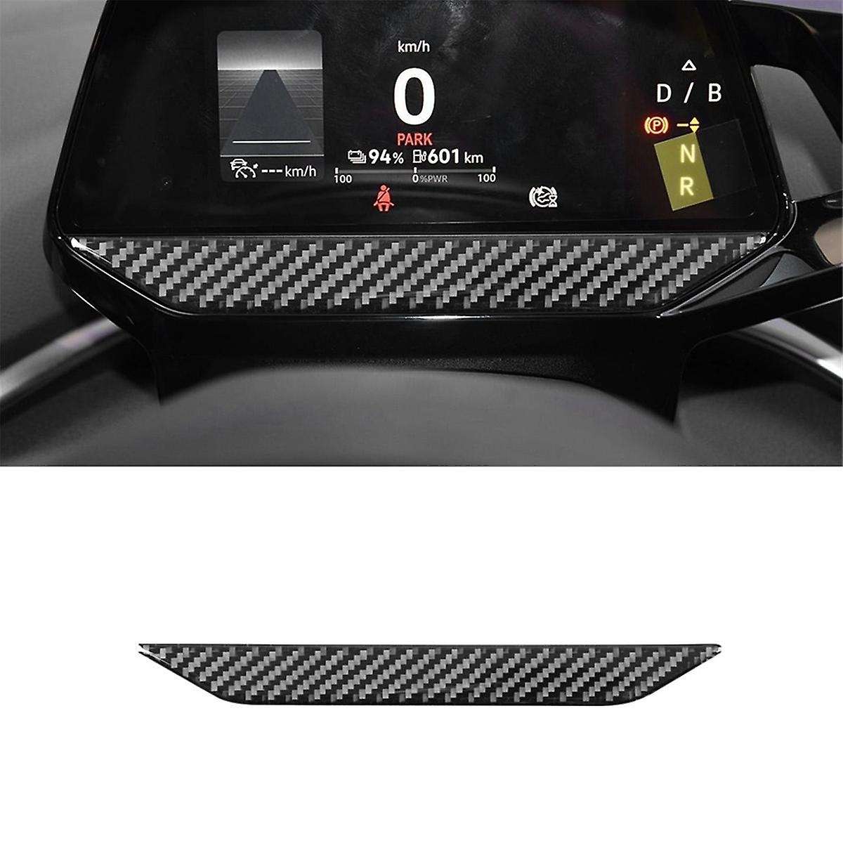 Car Instrument Dashboard Panel Cover Trim Carbon Fiber for ID.4 ID4 2021 2022 2023 Interior Accessor