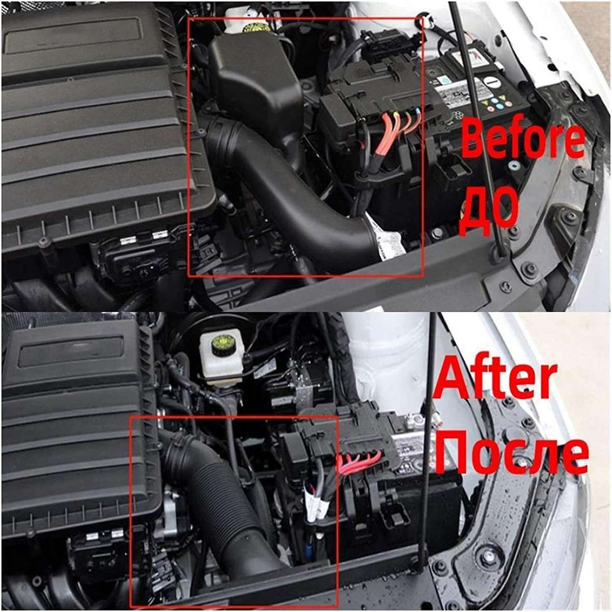 Car Intake Pipe Modification Air Intake Air Inlet Pipe Compatible Skoda Rapid