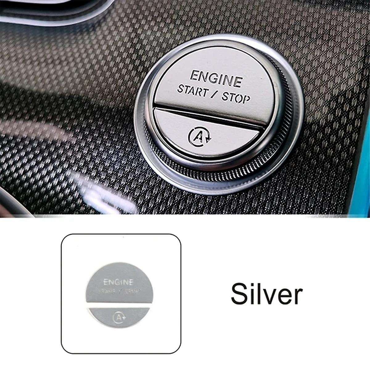 Car Interior Engine One Start Stop Key Button Sticker for - C E Glc-class W206 W214 X254 2022-2024