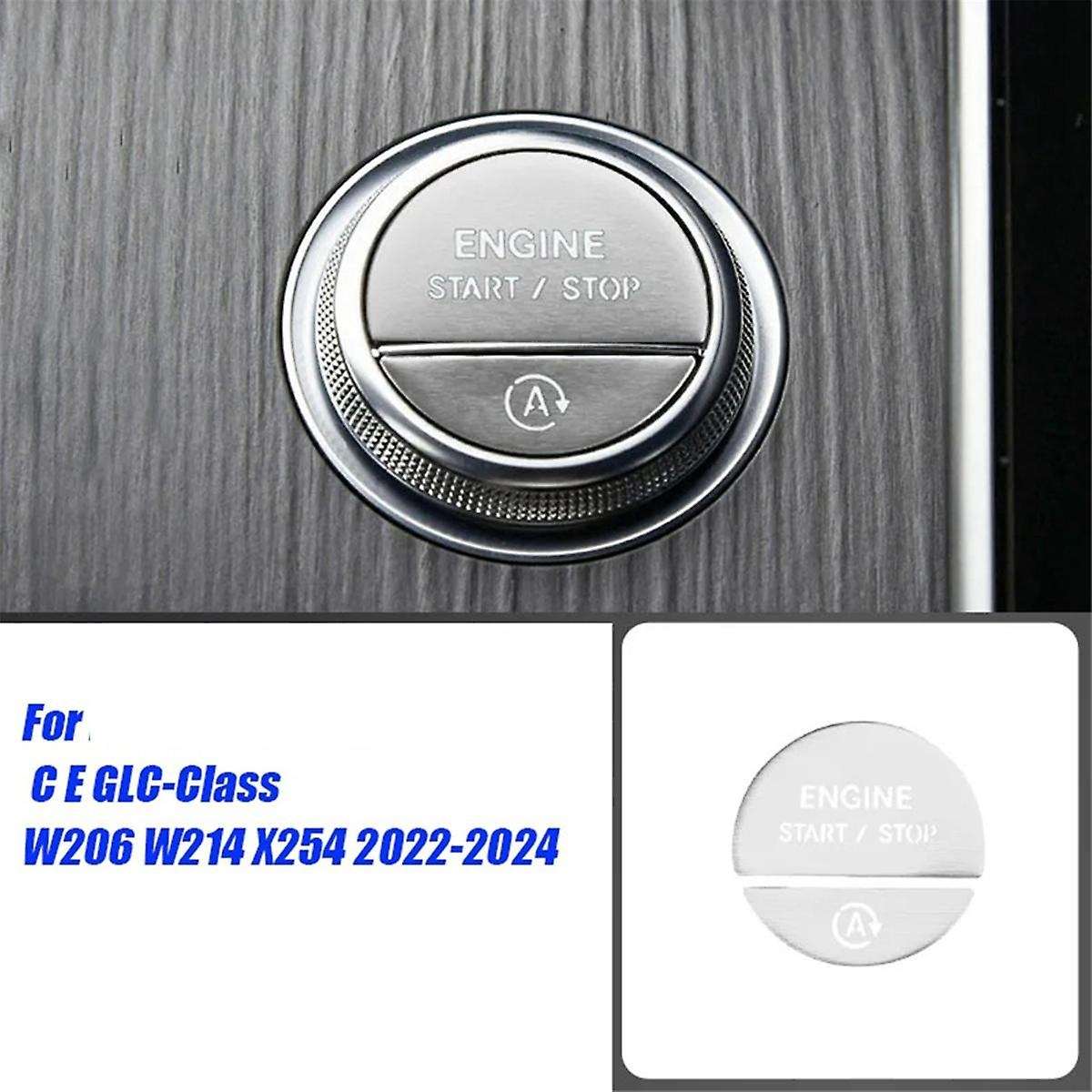 Car Interior Engine One Start Stop Key Button Sticker for - C E Glc-class W206 W214 X254 2022-2024