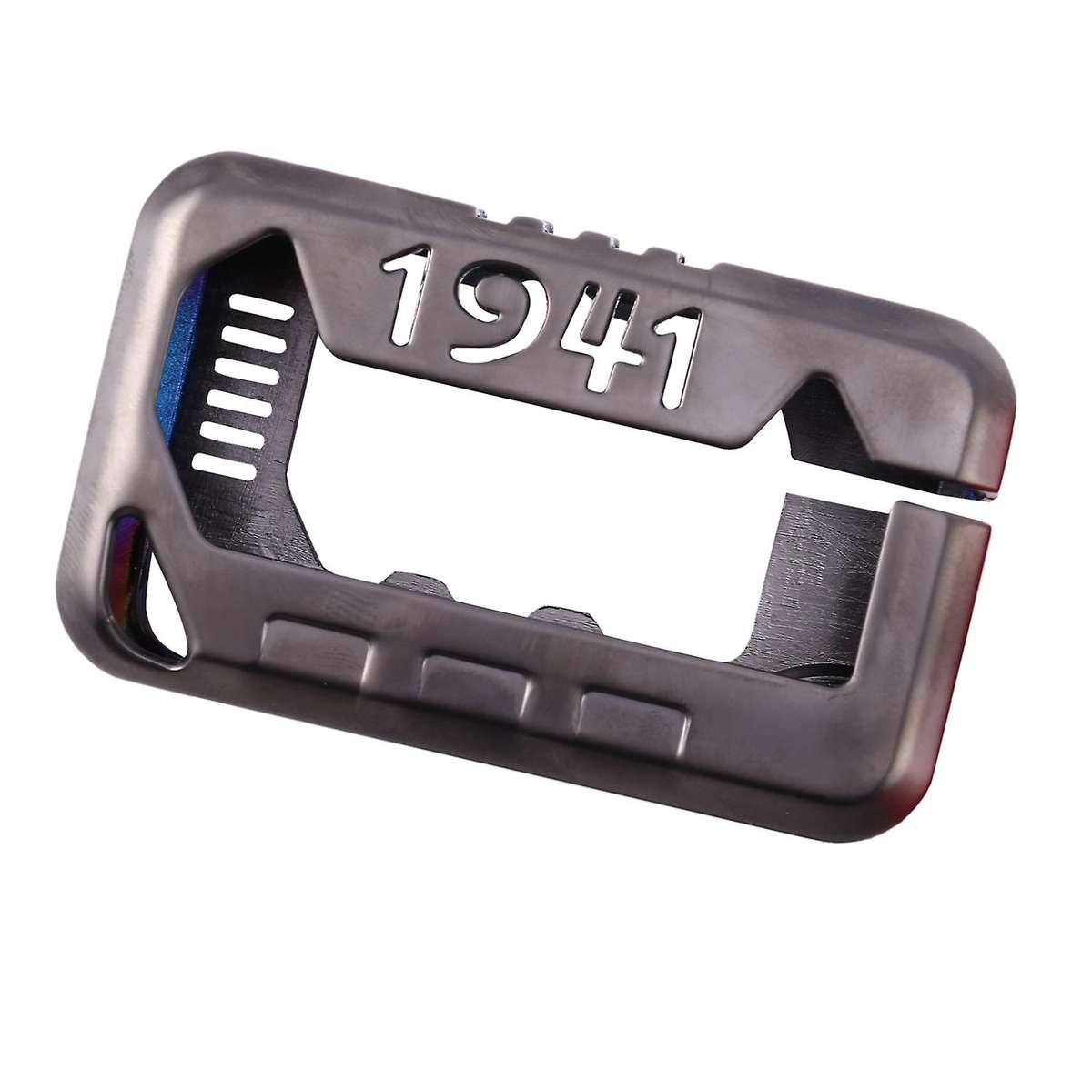 Car Key Case Aluminum Alloy Key Protection Cover for Wrangler JL 2018 2019 2020 Black Titanium Red