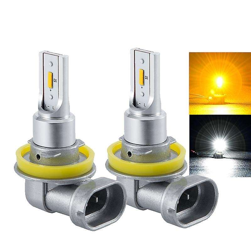 Car Led Bulb Fog Light 9006/Hb4 24W 2400Lm 6000K Yellow