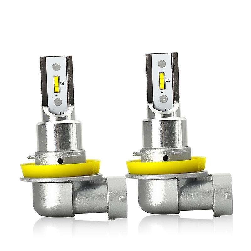 Car Led Bulb Fog Light 9006/Hb4 24W 2400Lm 6000K Yellow