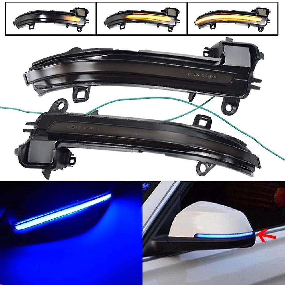 Car LED Dynamic Rearview Mirror Light Turn Signal Light Indicator for F20 F22 F30 E84 1 2 3 4 Series
