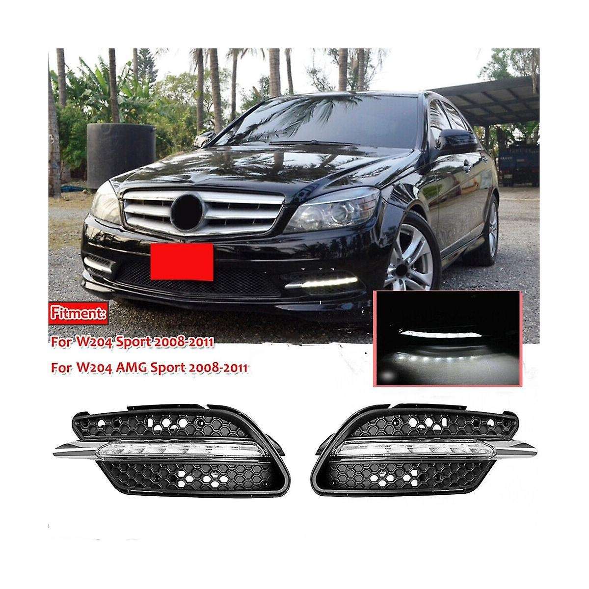 Car Led Fog Lamp Drl Daytime Running Light for W204 C Class C300 2008-2011 Right