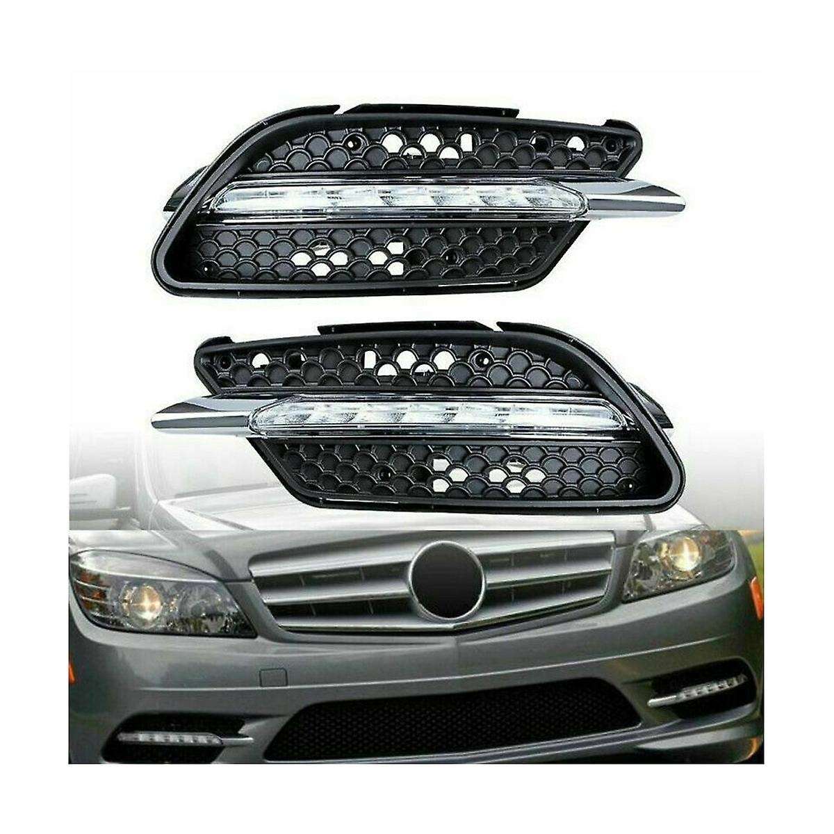 Car Led Fog Lamp Drl Daytime Running Light for W204 C Class C300 2008-2011 Right