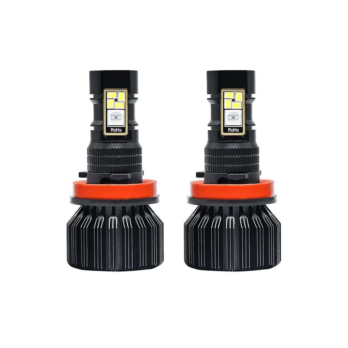 Car Led Rgb Headlight App Bluetooth-compatible Control Multi Colors Led Fog Lights Bulbs ,9005/9006