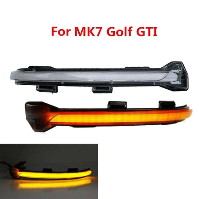 Car LED Turn Signal Light Mirror Indicator for Golf 7 MK7 7.5 R GTD