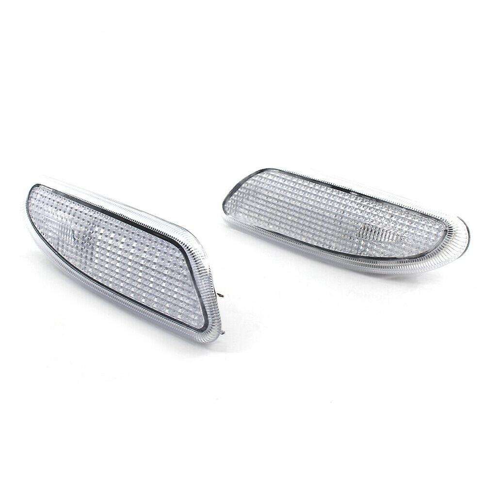 Car Left & Right Side Marker Light Turn Signal Clear for W203 C Class 2001-2007