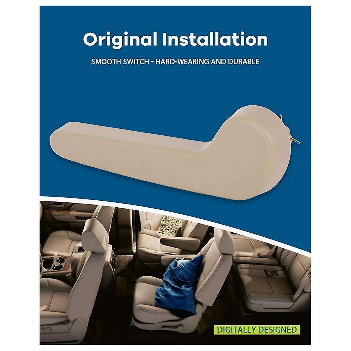 Car Left Side Seat Adjuster Lever Handle 15279415 for 1500 2500 Escalade Beige