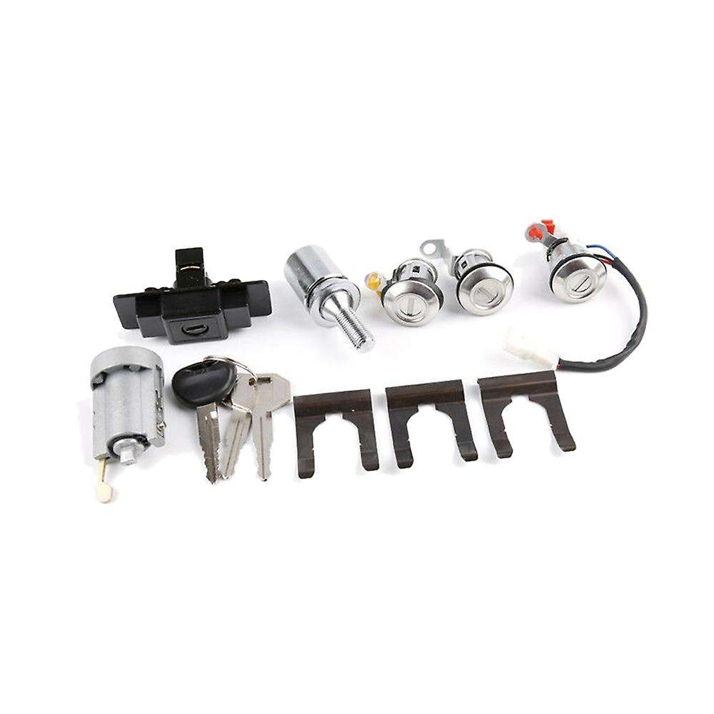 Car Lock Cylinder & Key for Montero Mk2 V31 V32 Mr259744