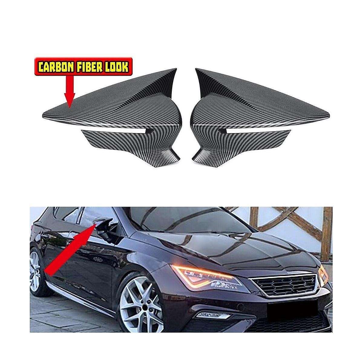 Car Mirror Covers Caps for Mk3 Mk3.5 5f St Fr 2013-2019 Rearview Mirror (carbon )