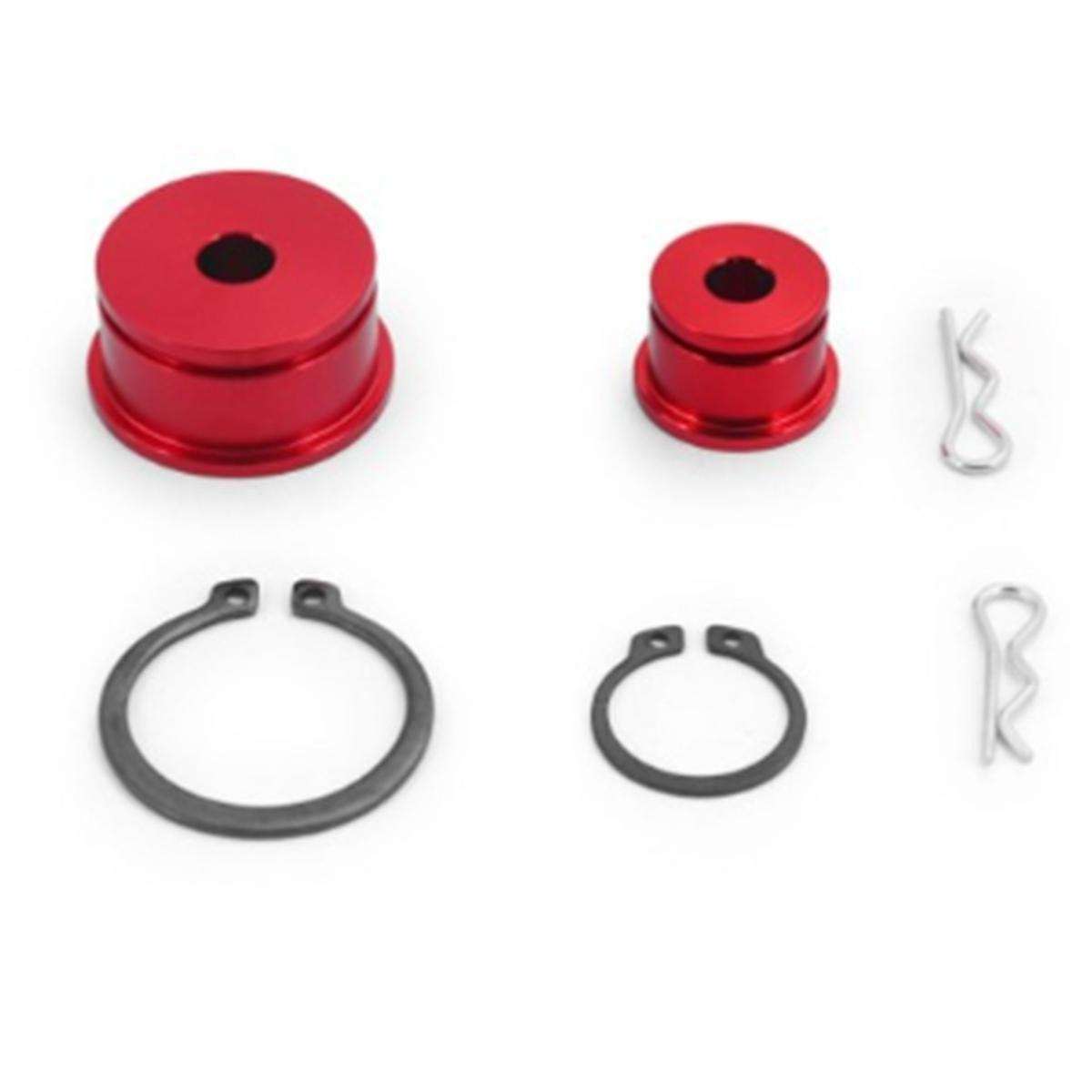Car Modified Gear Lever Shift Lever Cable Bushing Red Shifter Cable Bushings Kit for SI 02 03 04 05