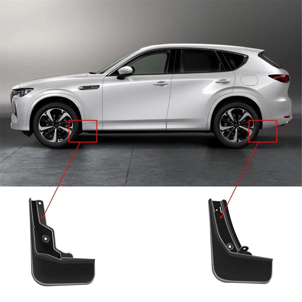 Car Mud Flaps for -60 2022-2023 Mudguards Mud Guard Flap Splash Flaps Accessories
