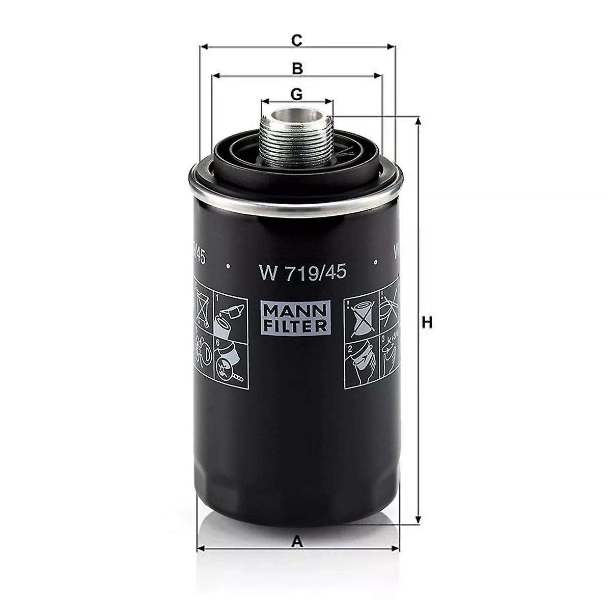 Car Oil Filter for A3 A4 A5 for 06J115561B, 06J115403C