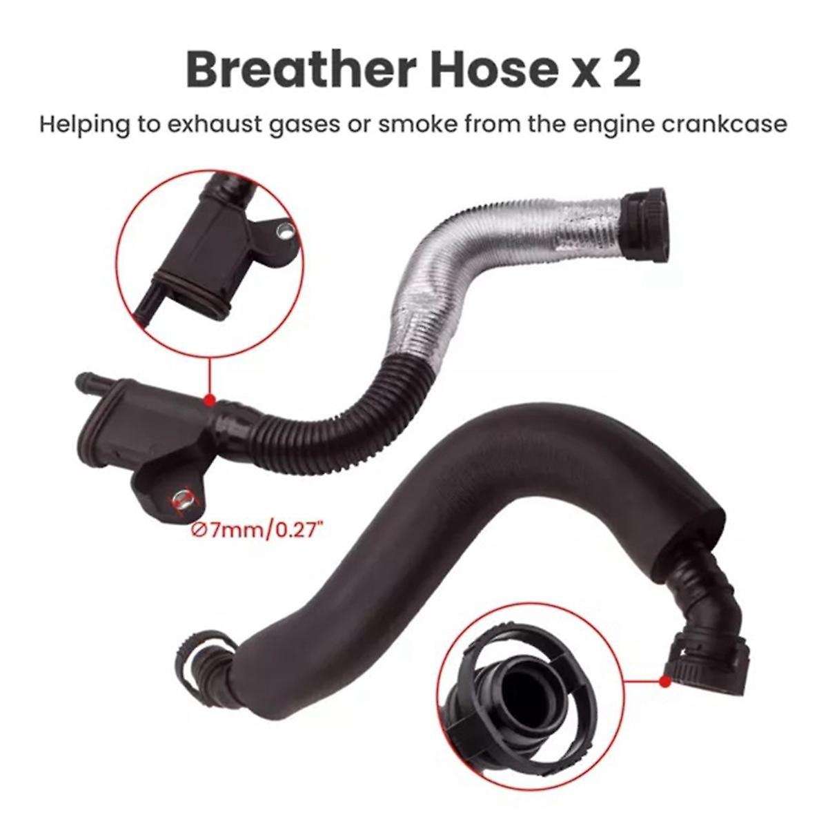 Car Oil Separator PCV Valve Assembly Vent Hose Pipe for B6 Golf Seat A3 8P A4 B8 A5 Q5 06H103495B