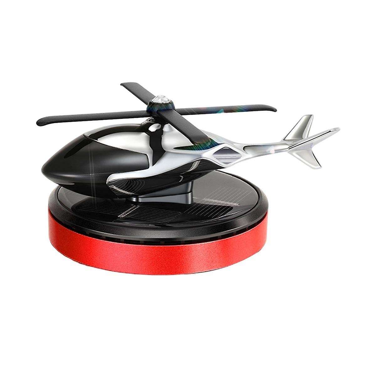Car Perfume Aromatherapy Ornament Helicopter Solar Rotating Fragrance Car Air Freshener Car Interior