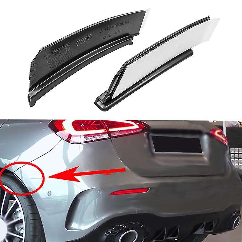 Car Rear Bumper Extension Wheel Eyebrow Lip for - A-Class W177 Hatchback A180 A200 A250 A35 2019