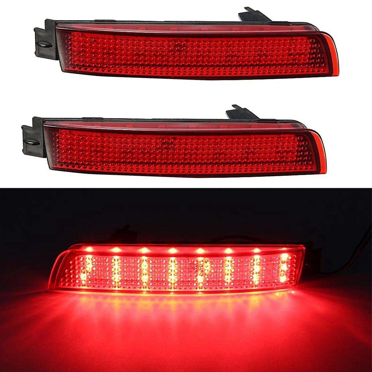 Car Rear Bumper LED Tail Brake Light Reflector Light Red Lens for Juke// FX35/FX37/FX50