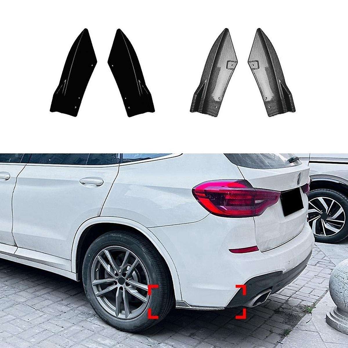 Car Rear Bumper Lip Diffuser Splitter Winglet Apron Spoiler for 3 Series X3 G01 2018-2021 Carbon Fib