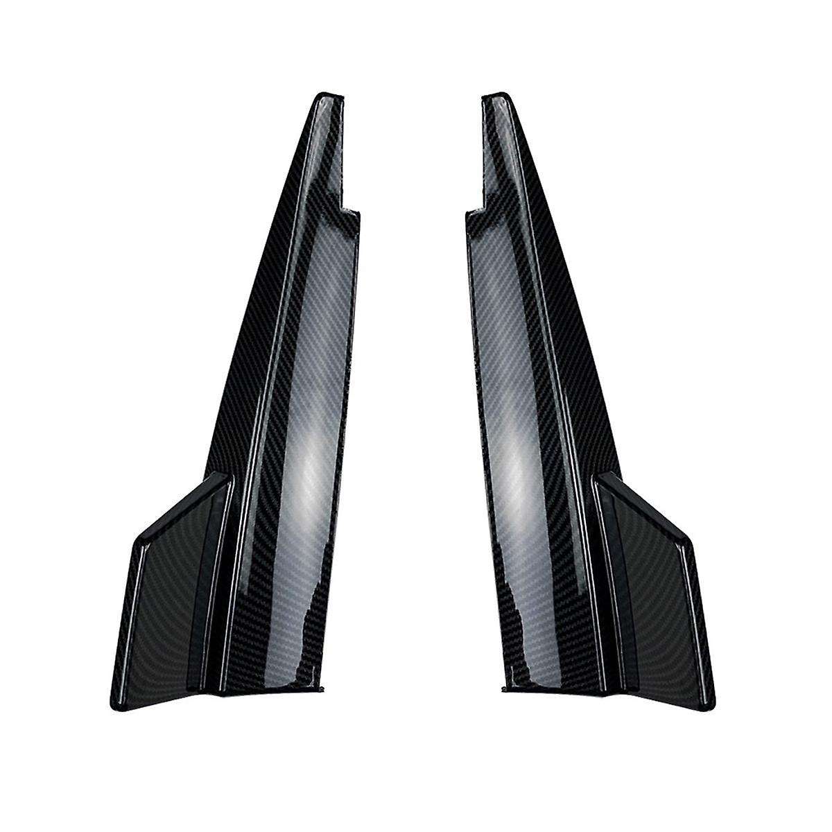 Car Rear Bumper Lip Splitter Spoiler Flaps for - CLA-Class C117 CLA200 CLA45 2013-2019 Carbon