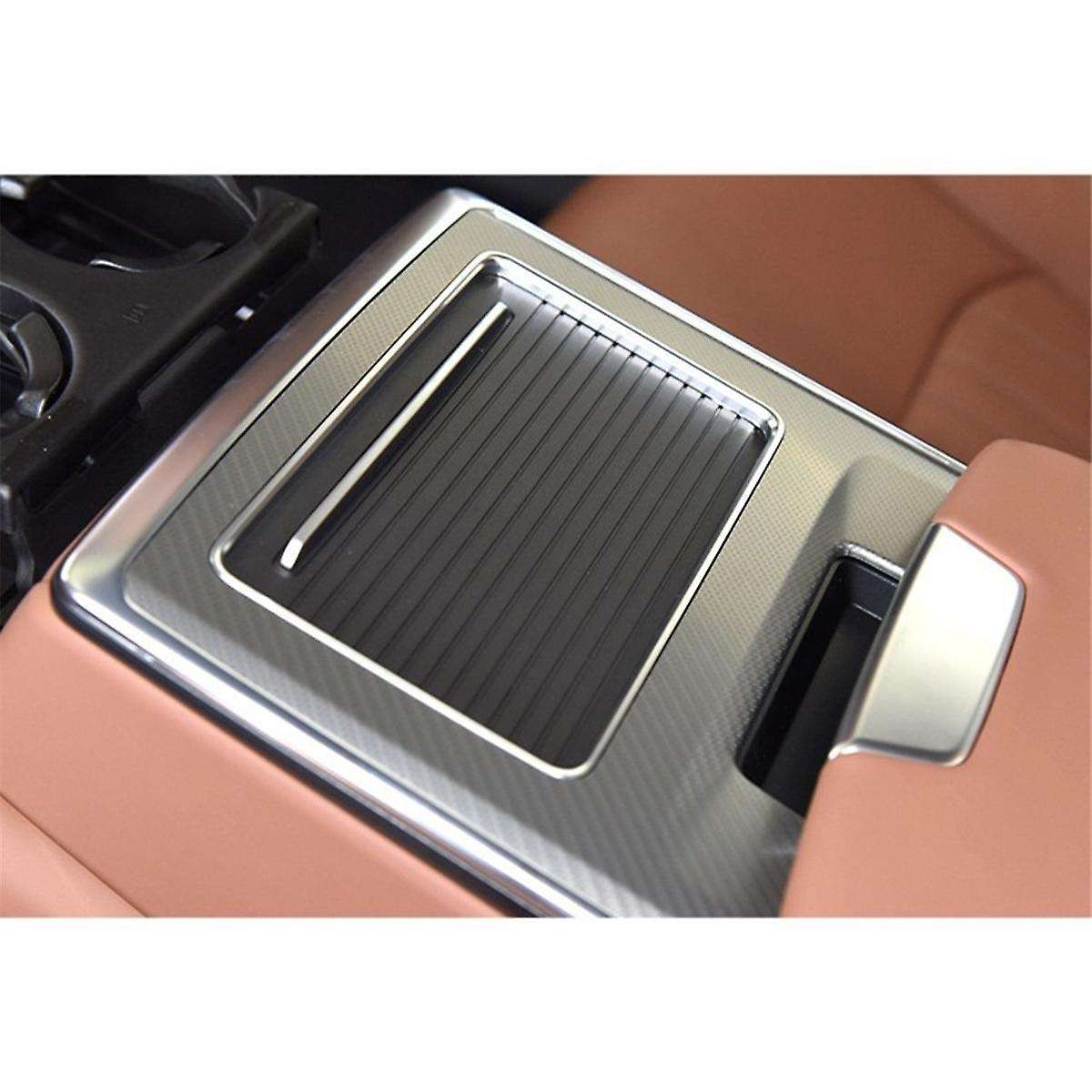 Car Rear Dash Armrest Box Cover Plate Cup Holder Pull Curtain for A6L C7 2012-2018 4GD885993