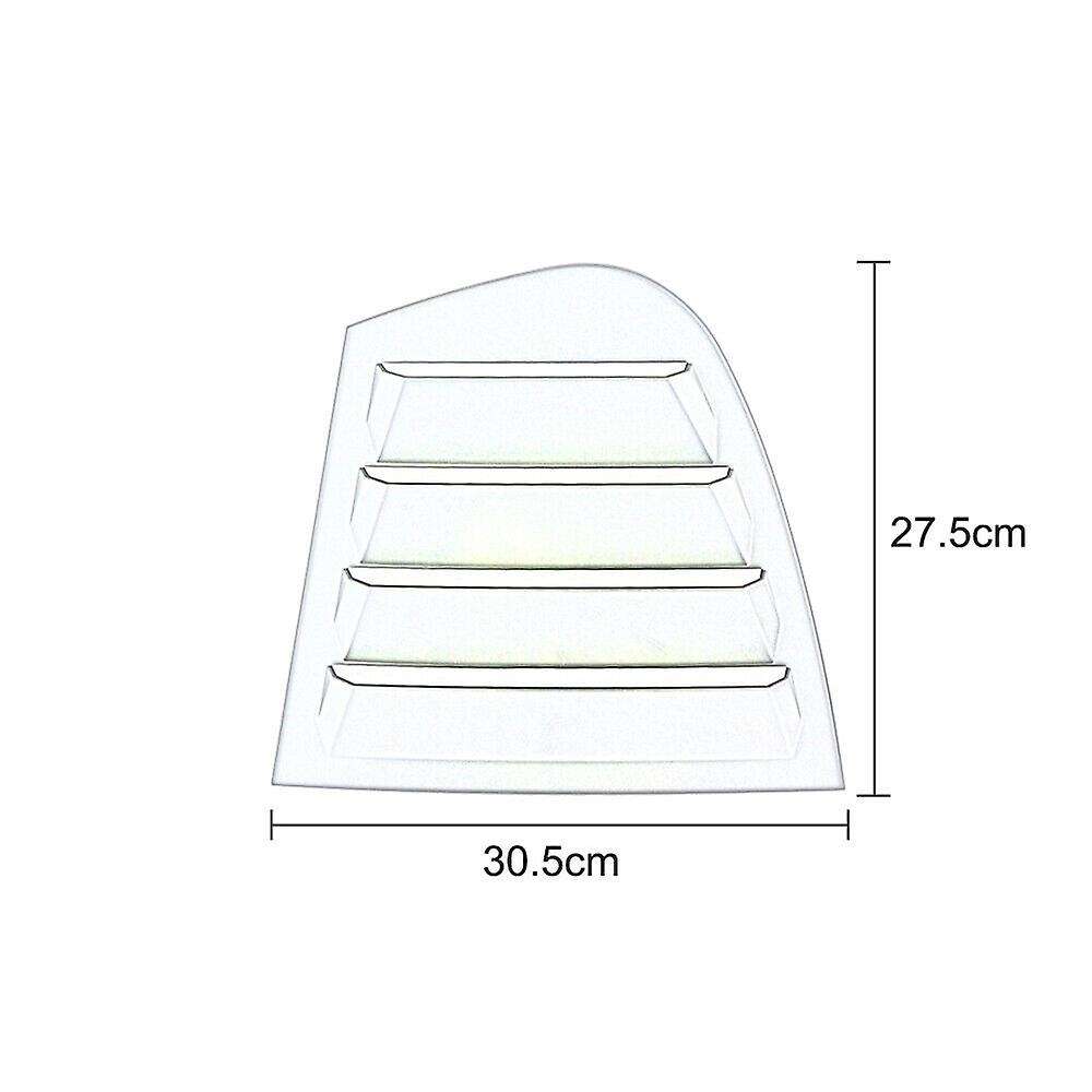 Car Rear Door Window Triangular Trims Gloss Black for  3 Series E90 2009-2011 51347060212 5134706021