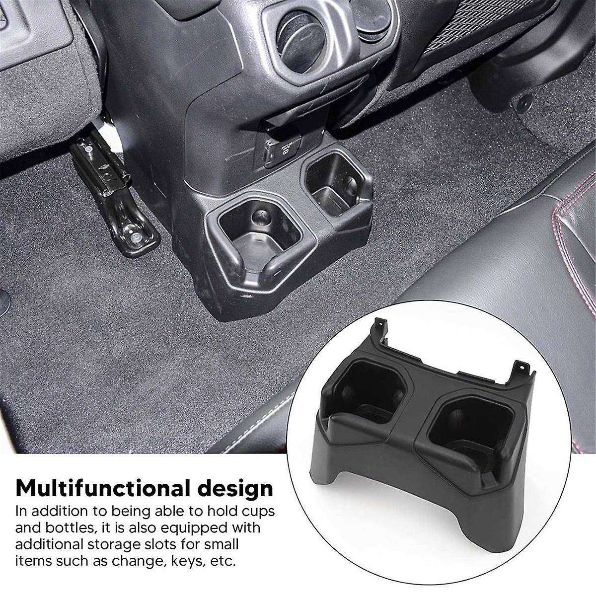 Car Rear Seat Floor Central Console Cup Drinks Holder 6BN67TX7AB 6BN67TX7AC for 2021-2023 Storage B