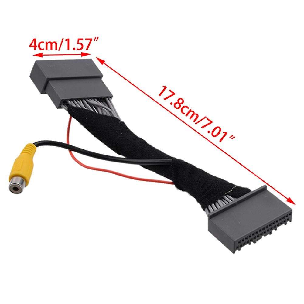Car Rear View Camera Adapter Wire Harness Cable Video Connector Compatible EXI 2012-2016