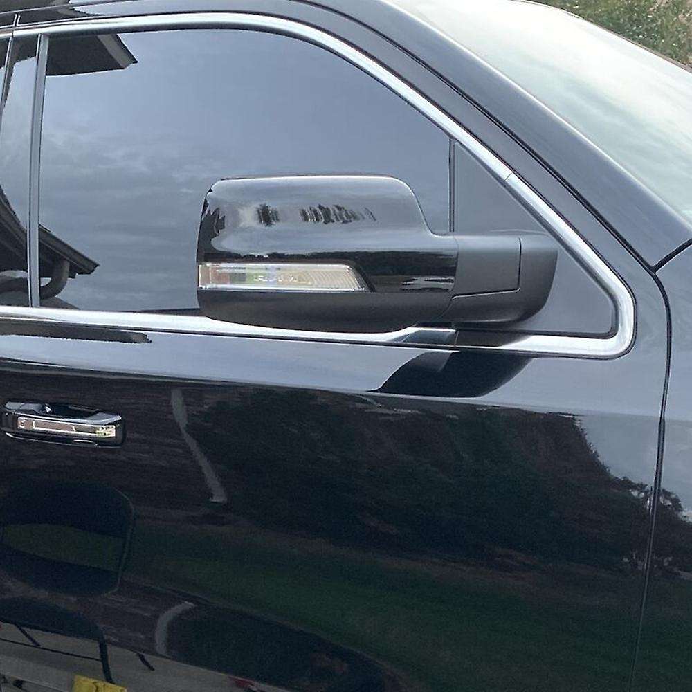 Car Rearview Mirror Cover Caps Shell Trim Frame for Ram 1500 2019-2021 6RP44KXJAA 6RP45KXJAA