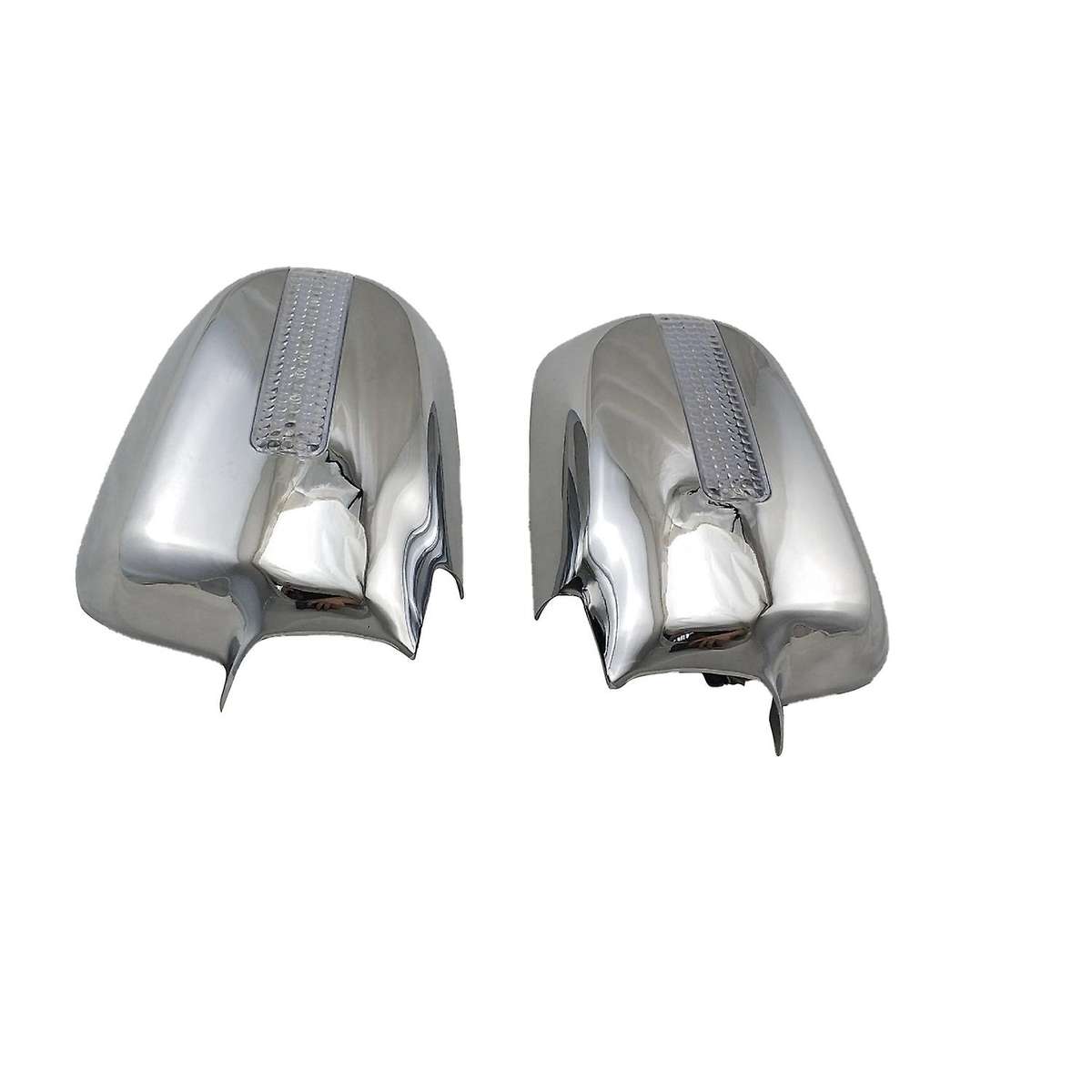 Car Rearview Mirror Cover LED Mirror Backing Sequins for -V 2001-06