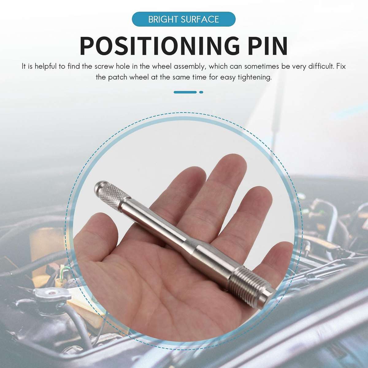 Car Repair Tools M14 x 1.5 Wheel Stud Alignment Guide Tool Tyre Fixed Position Pin