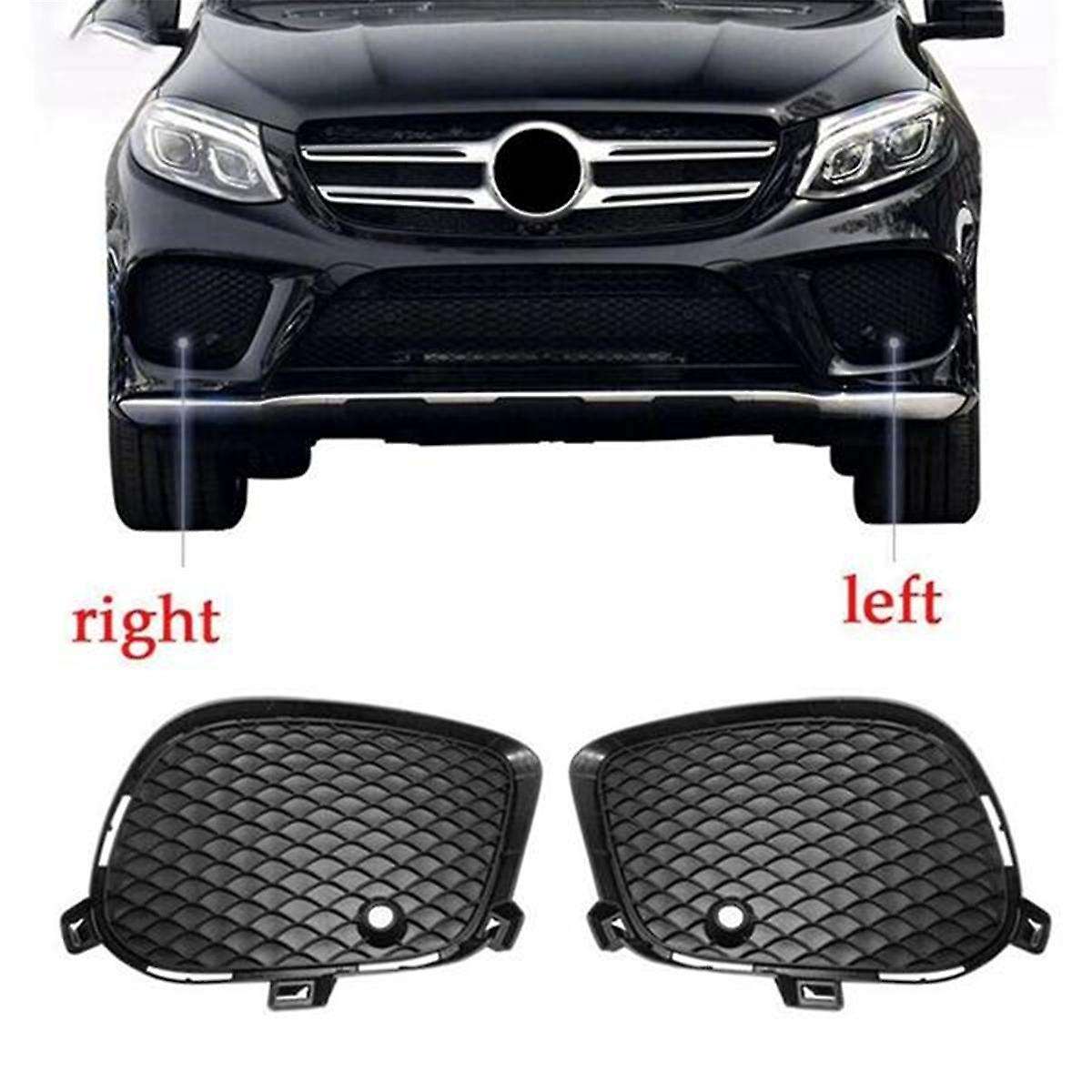 Car Right Front Bumper Fog Light Grille Cover 2928855422 for - GLS CLASS W166 2016-2018