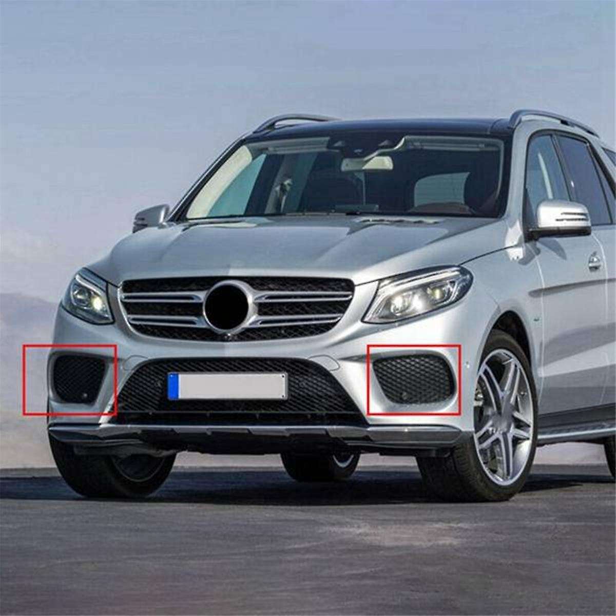 Car Right Front Bumper Fog Light Grille Cover 2928855422 for - GLS CLASS W166 2016-2018