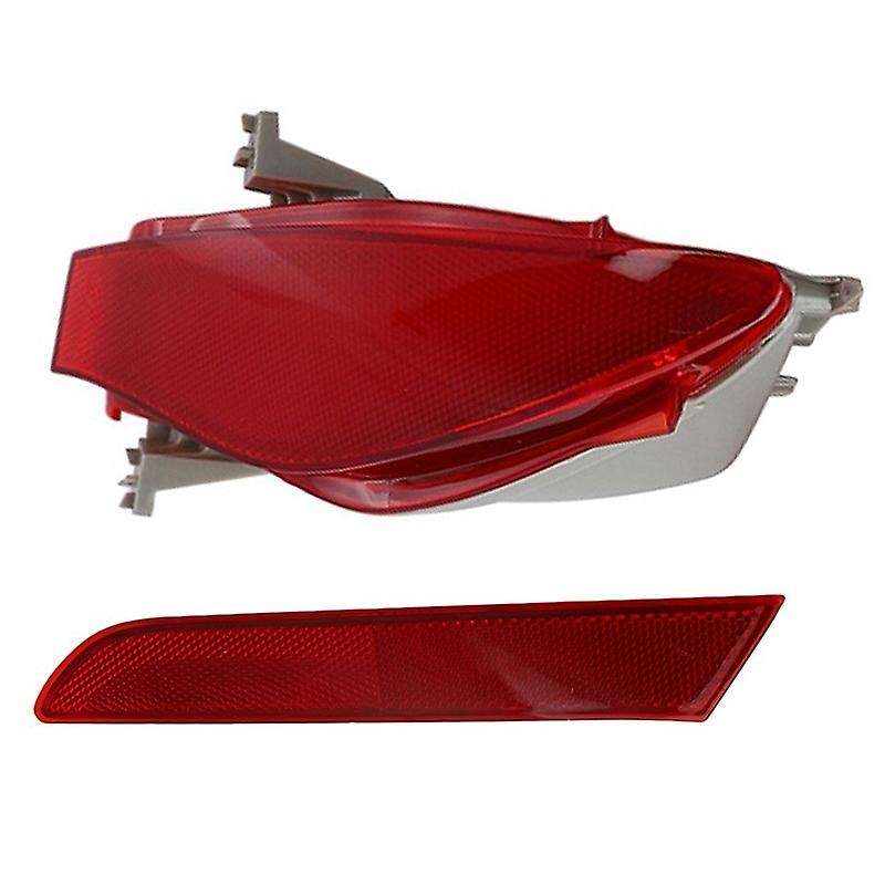 Car Right Rear Bumper Reflector Lights for CX7 -7 2008-2015 Tail Fog Light Housing Red Lens