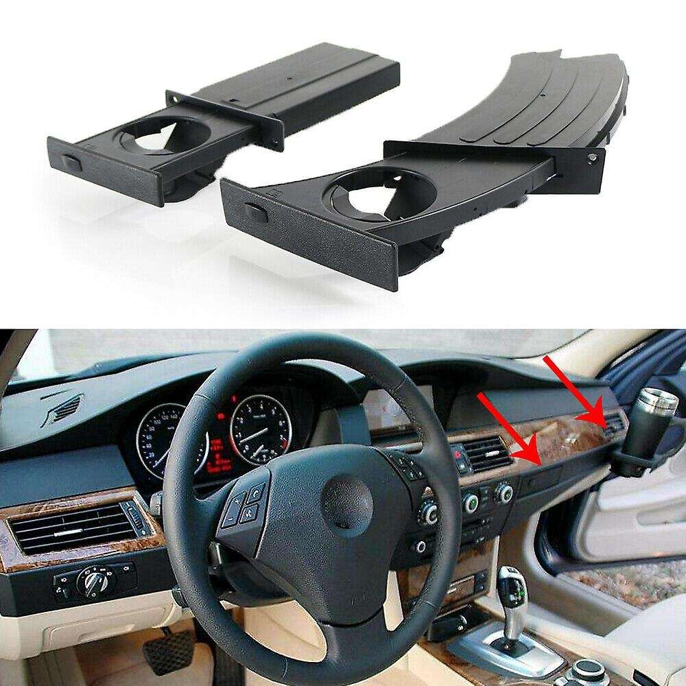 Car Side Cup Holder Driver Passenger for  5-Series E60 E61 M5 530I 528I 2004-2010 51459125622 514591