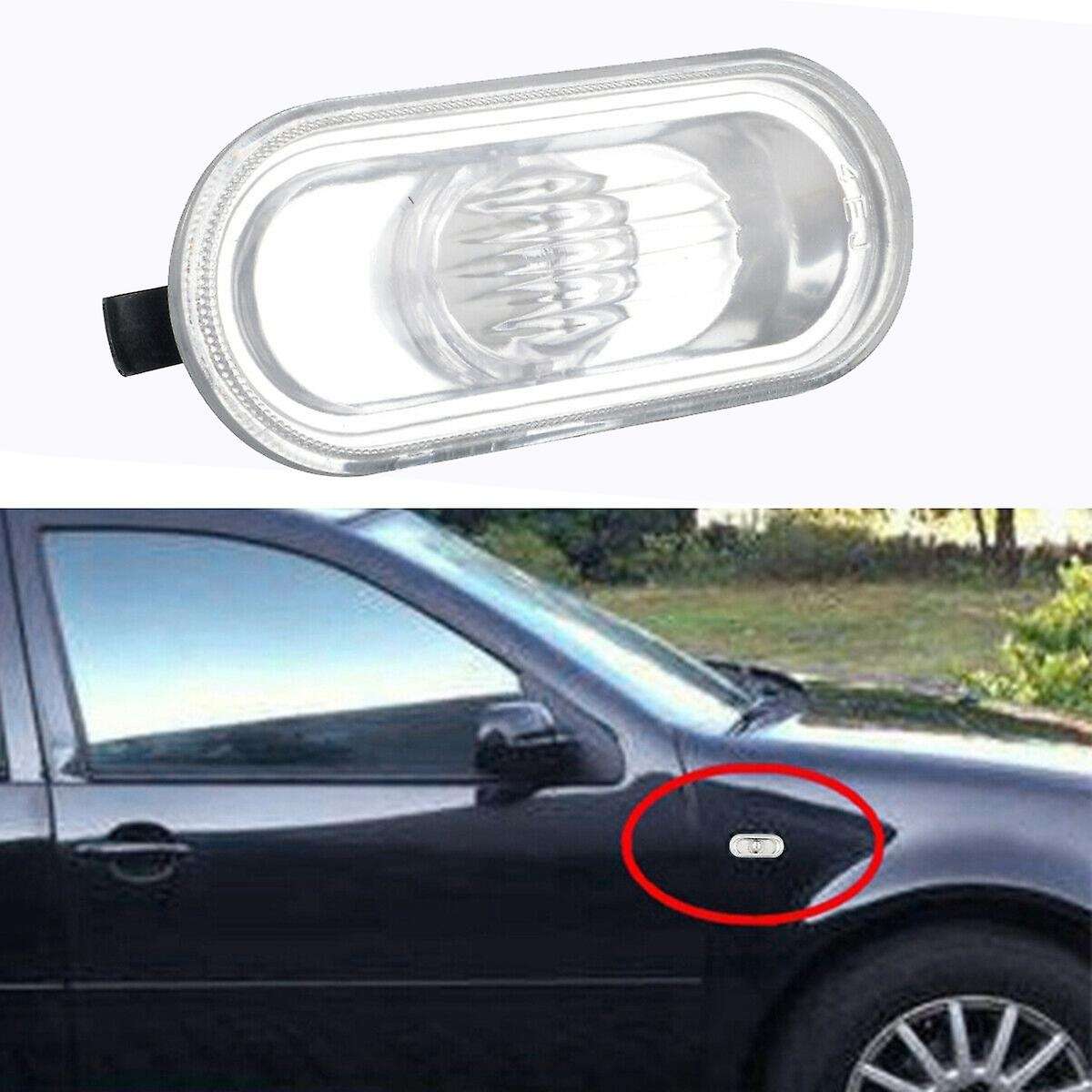 Car Side Marker Light Turn Signal Light Lamp Repeater for Golf MK4 B5