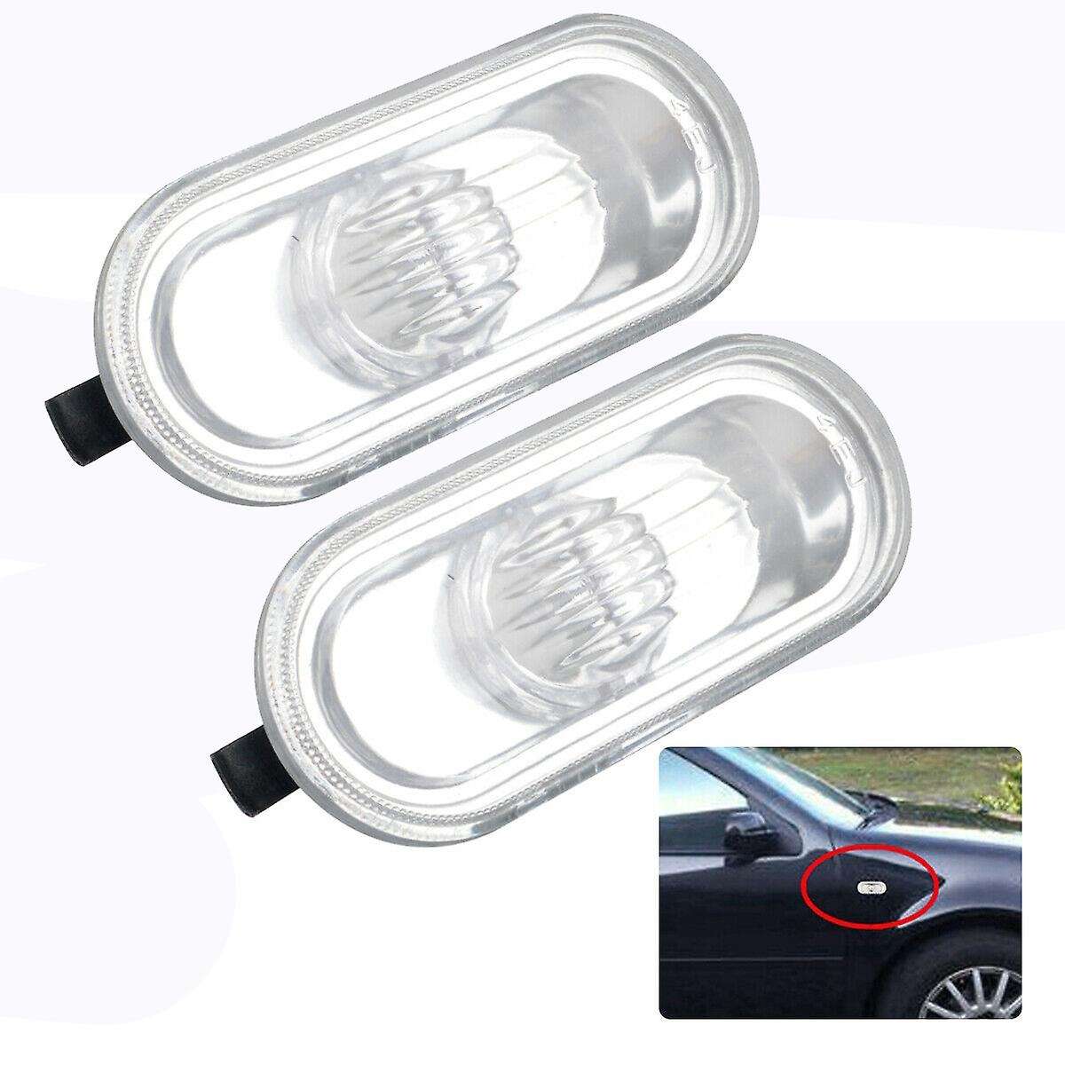 Car Side Marker Light Turn Signal Light Lamp Repeater for Golf MK4 B5