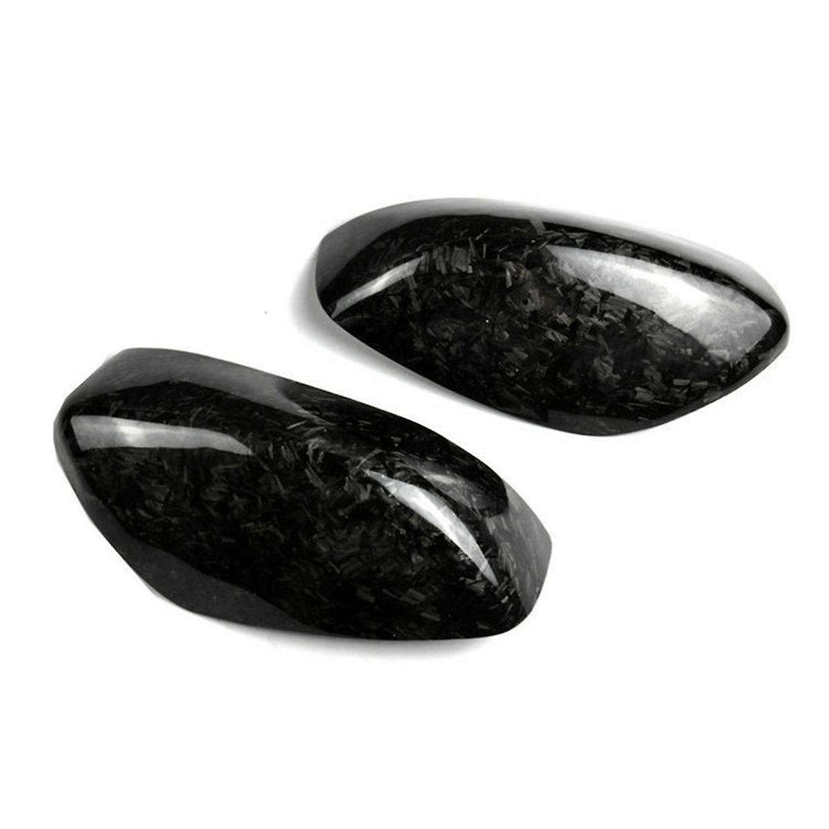 Car Side Rear View Mirror Cover Carbon Fiber Forging Pattern for G35 G37 G25 2009-2015 Side Wing Mi