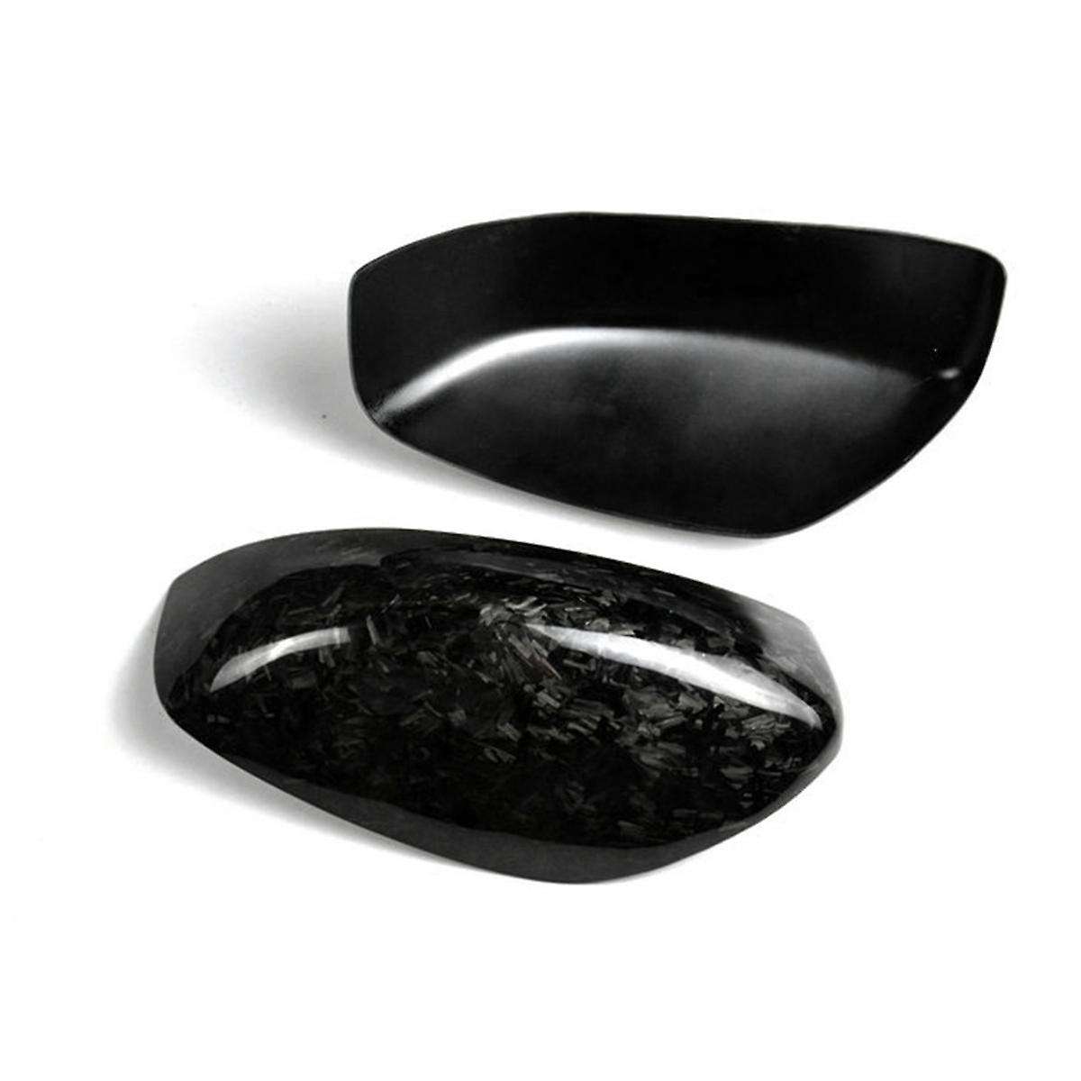 Car Side Rear View Mirror Cover Carbon Fiber Forging Pattern for G35 G37 G25 2009-2015 Side Wing Mi